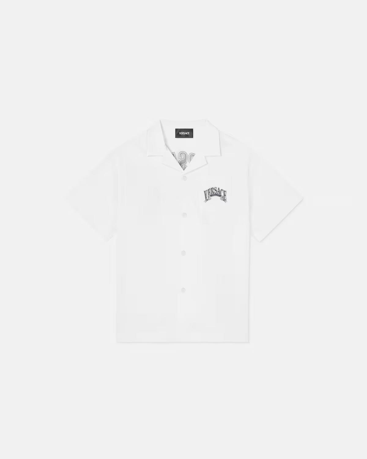 Kids Printed Cotton-Poplin Shirt