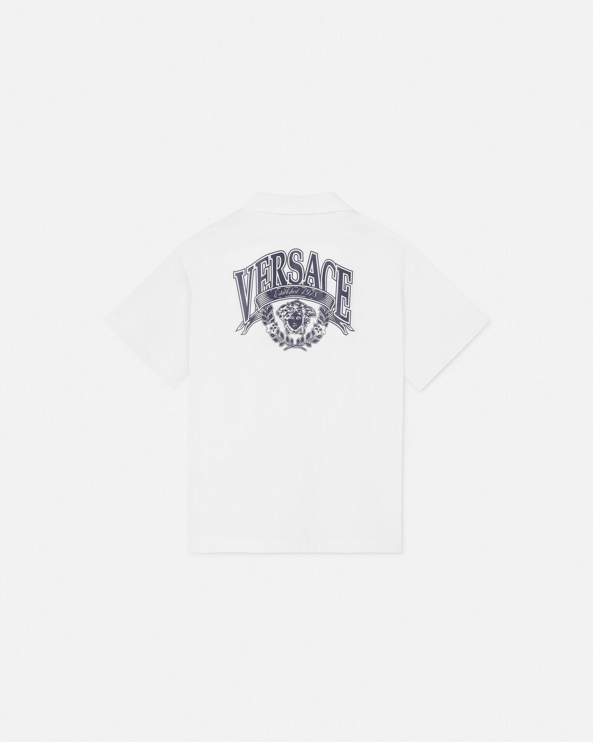 Kids Printed Cotton-Poplin Shirt - Image 3