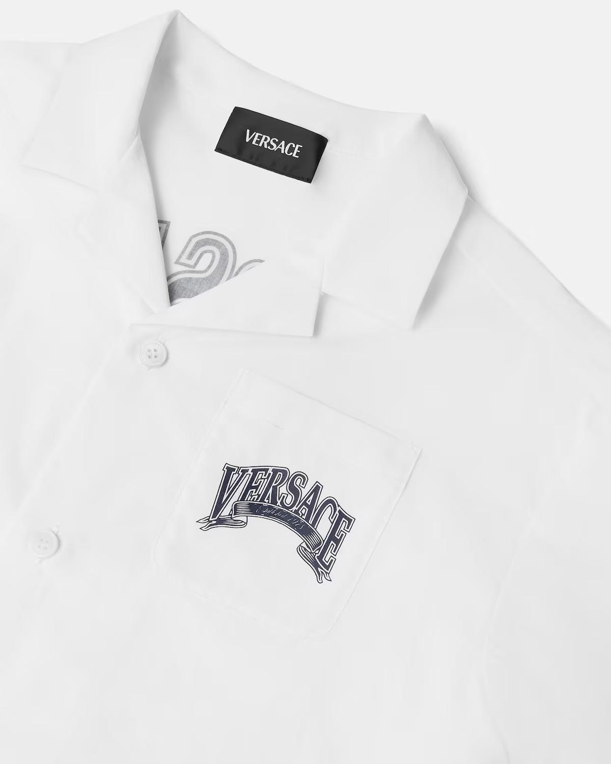 Kids Printed Cotton-Poplin Shirt - Image 4