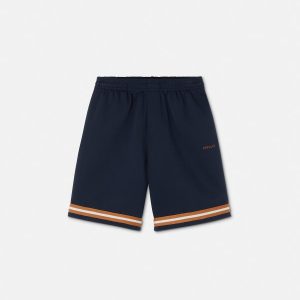 Kids Embroidered-Logo Stretch Piqu?? Shorts