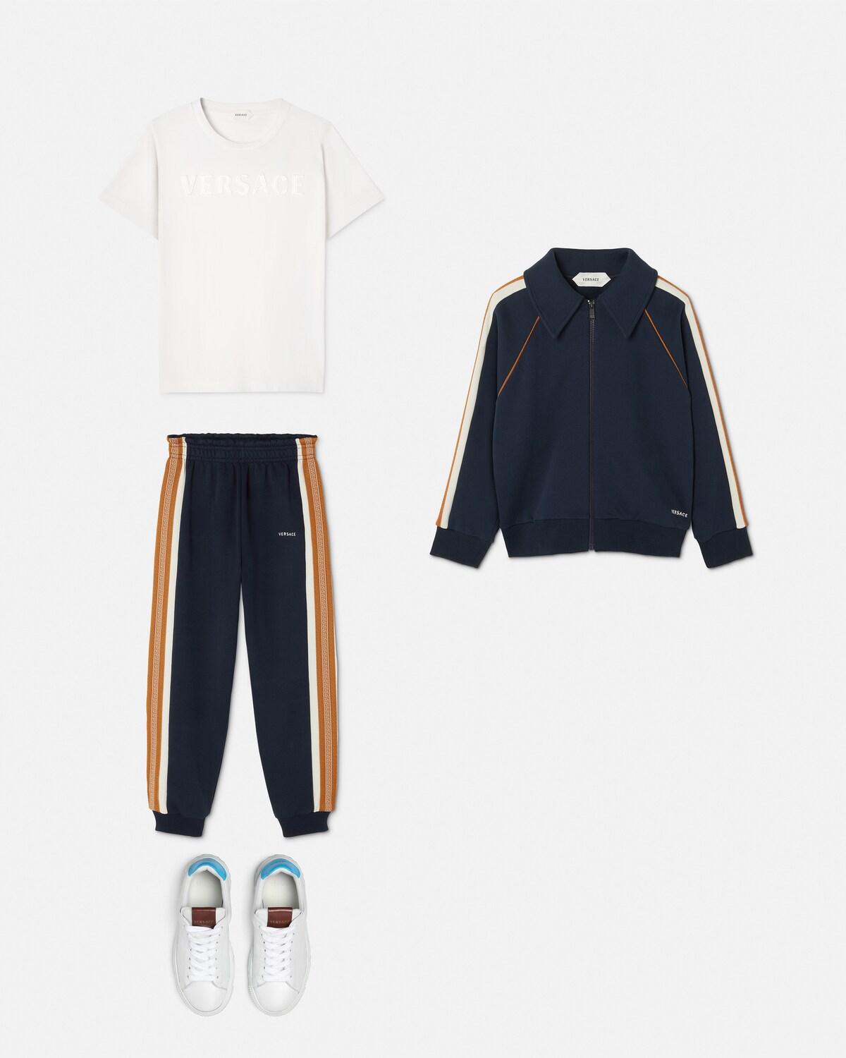 Kids Embroidered-Logo Cotton-Jersey Sweatpants - Image 2