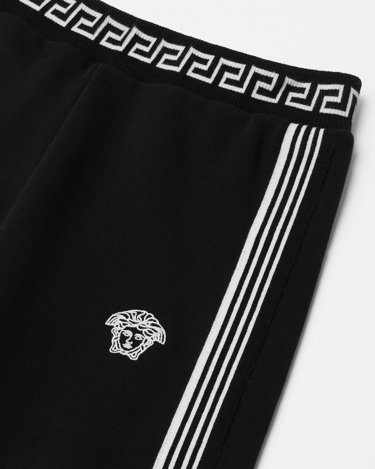 Kids Embroidered Cotton-Jersey Sweatpants - Image 4