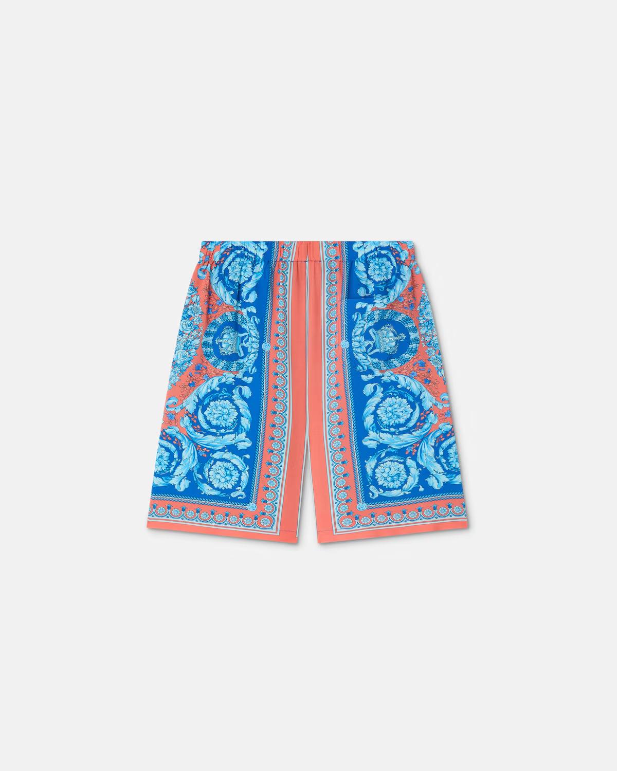 Kids Printed Viscose Shorts - Image 3