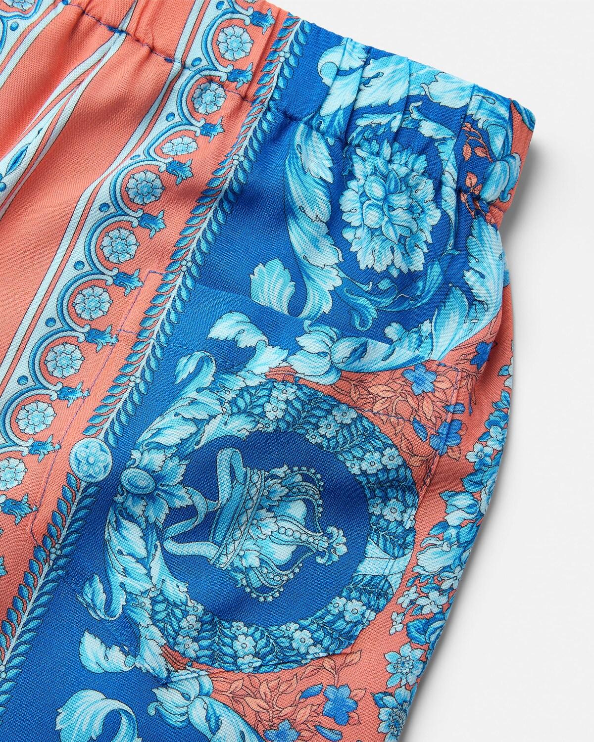 Kids Printed Viscose Shorts - Image 4