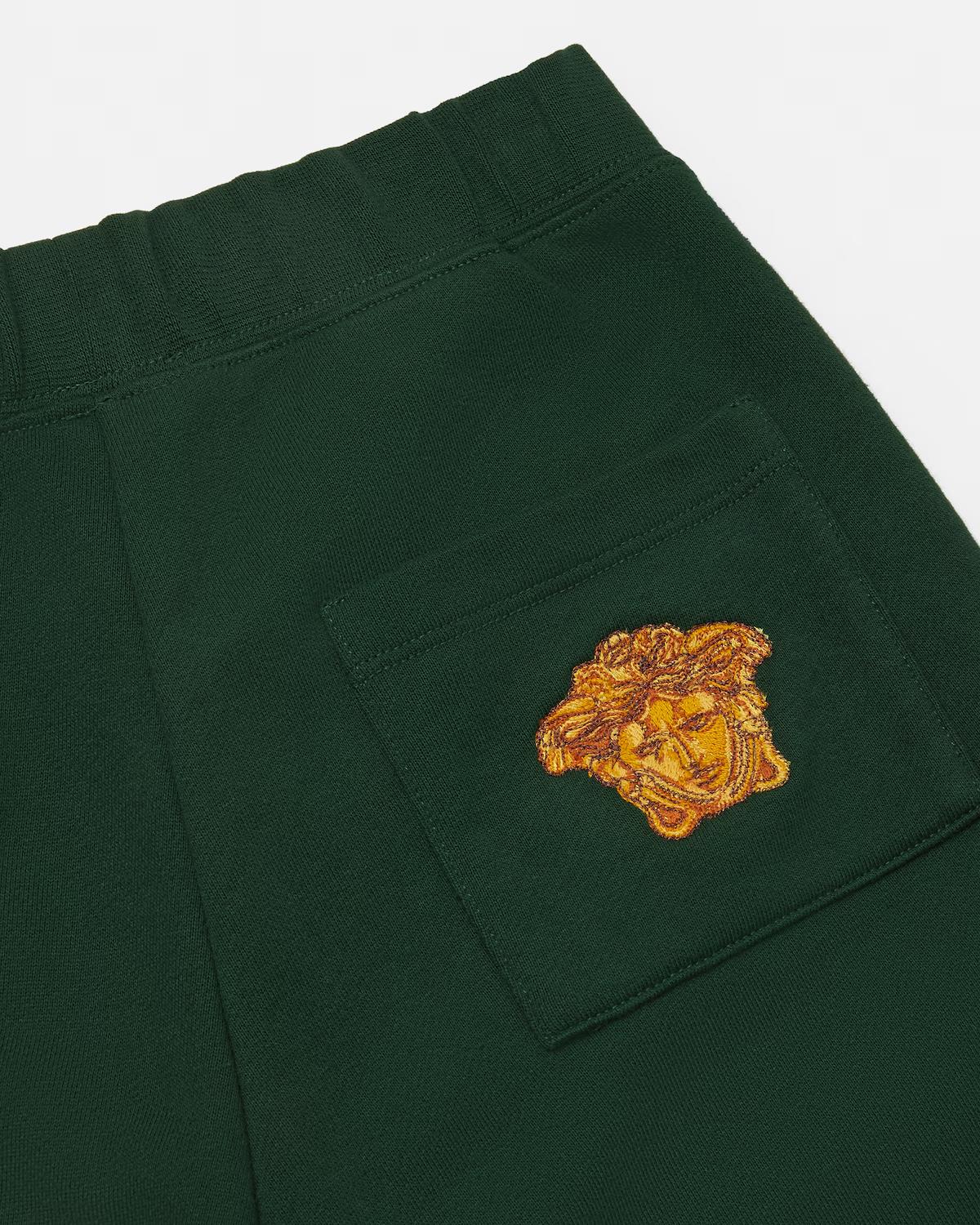 Kids Embroidered Cotton-Jersey Sweatpants - Image 4