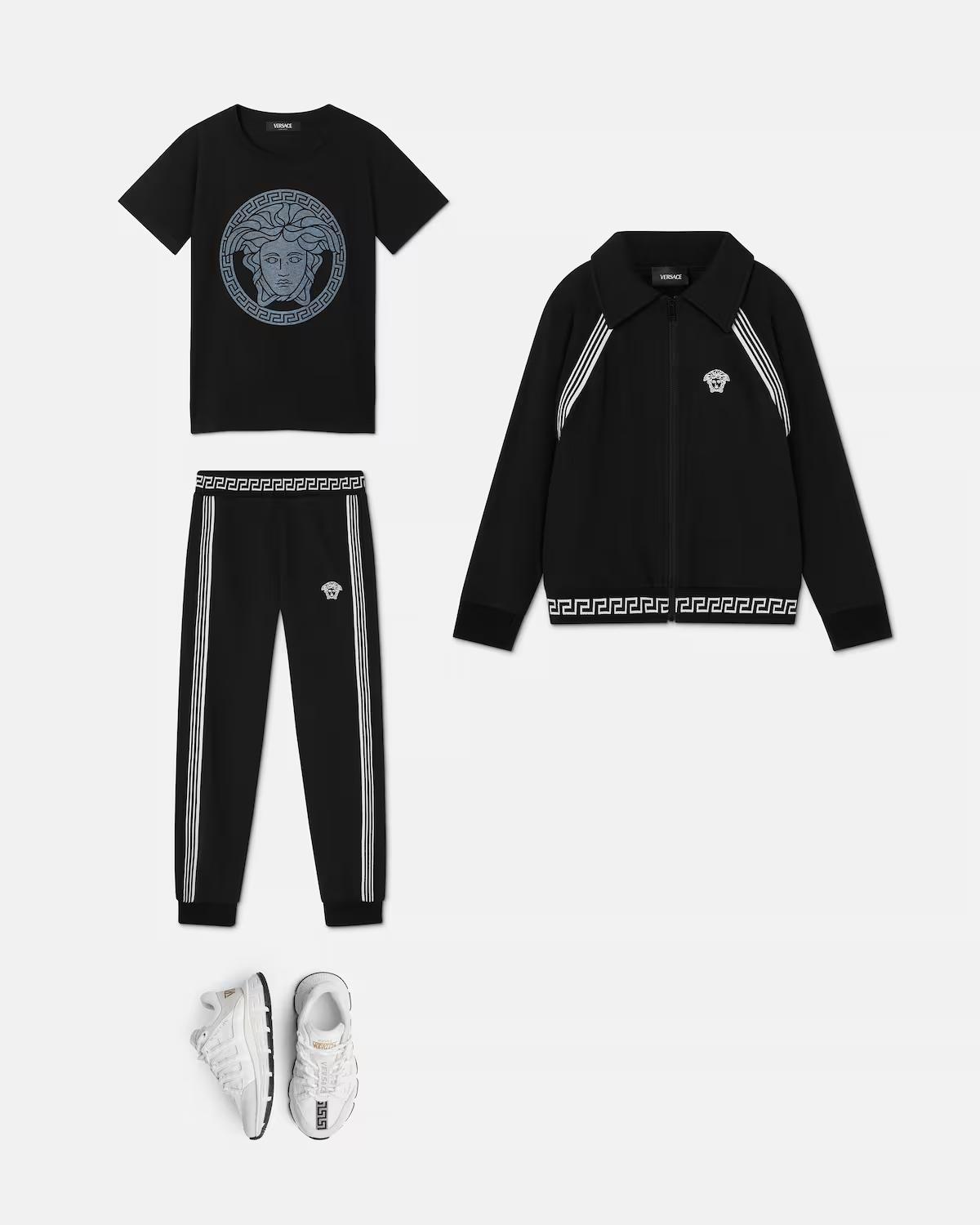 Kids Cotton-Jersey Zip Sweatshirt - Image 2