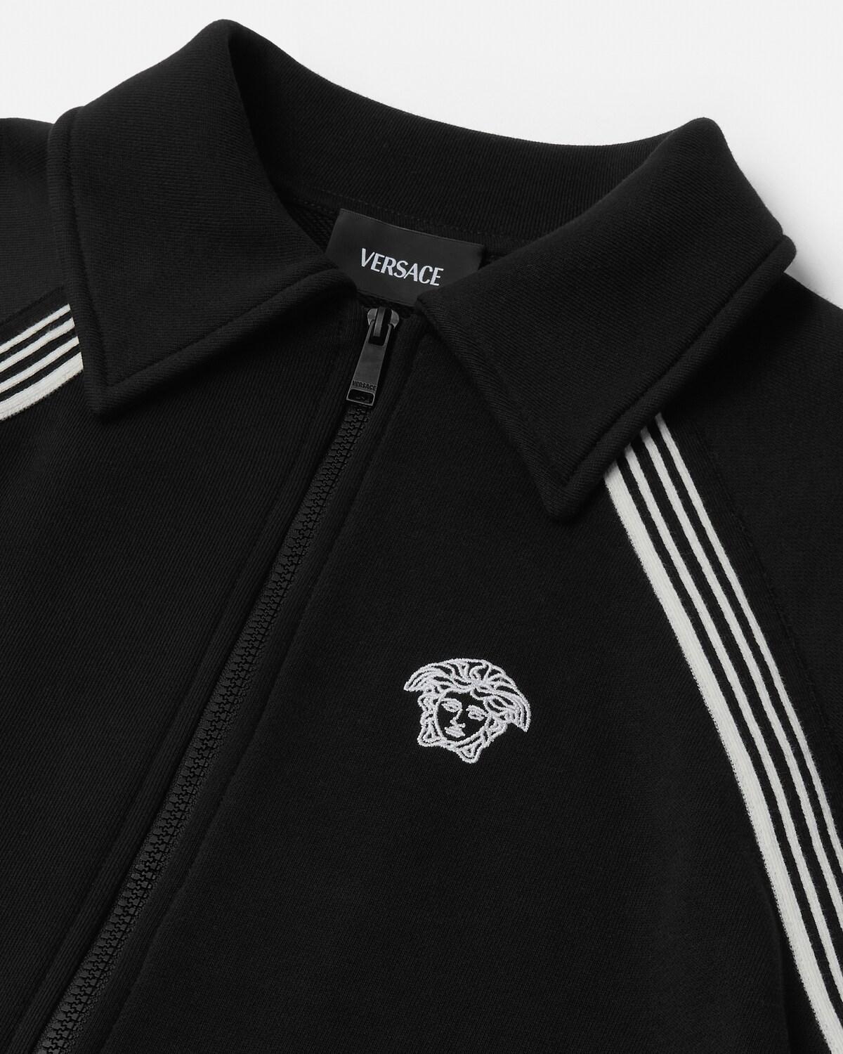 Kids Cotton-Jersey Zip Sweatshirt - Image 4
