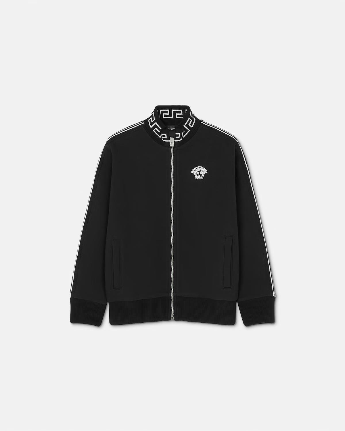 Kids Embroidered Cotton-Jersey Zip Sweatshirt