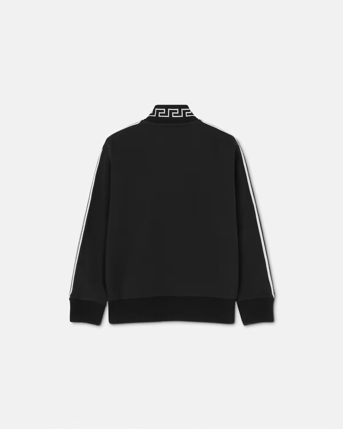 Kids Embroidered Cotton-Jersey Zip Sweatshirt - Image 3