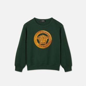 Kids Embroidered Cotton-Jersey Sweatshirt