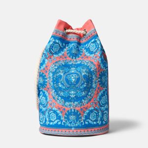 Kids Printed Canvas Sling Bucket Bag