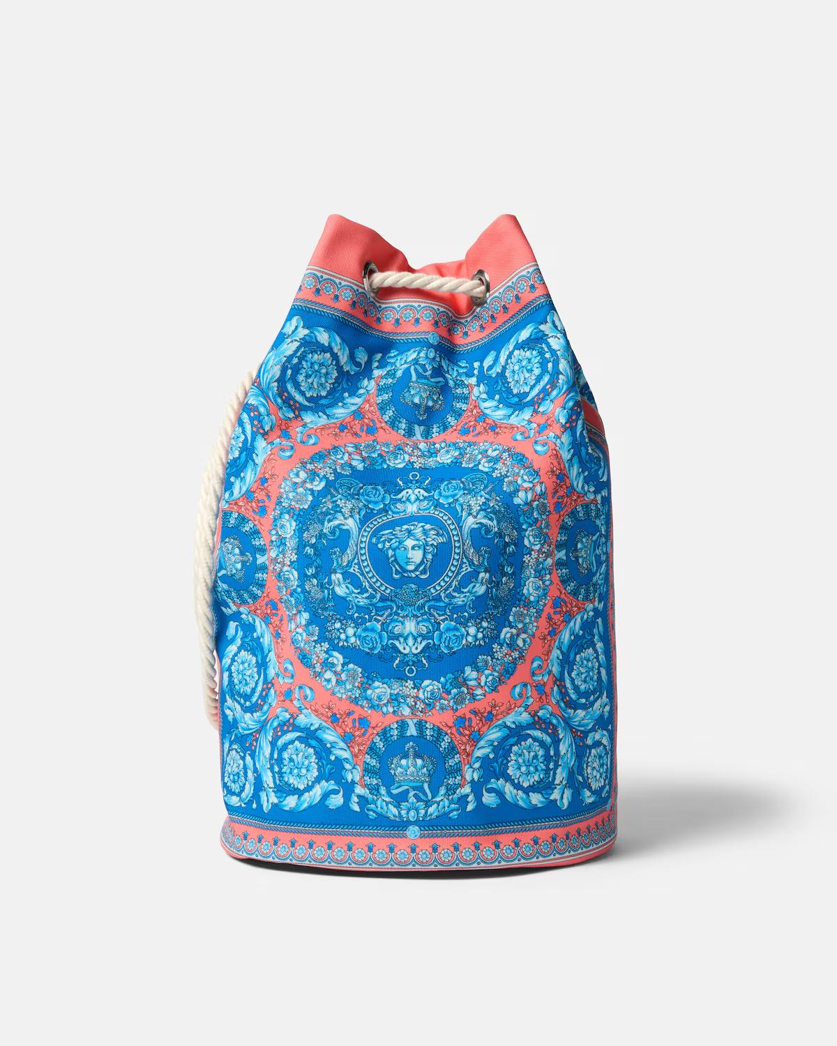 Kids Printed Canvas Sling Bucket Bag