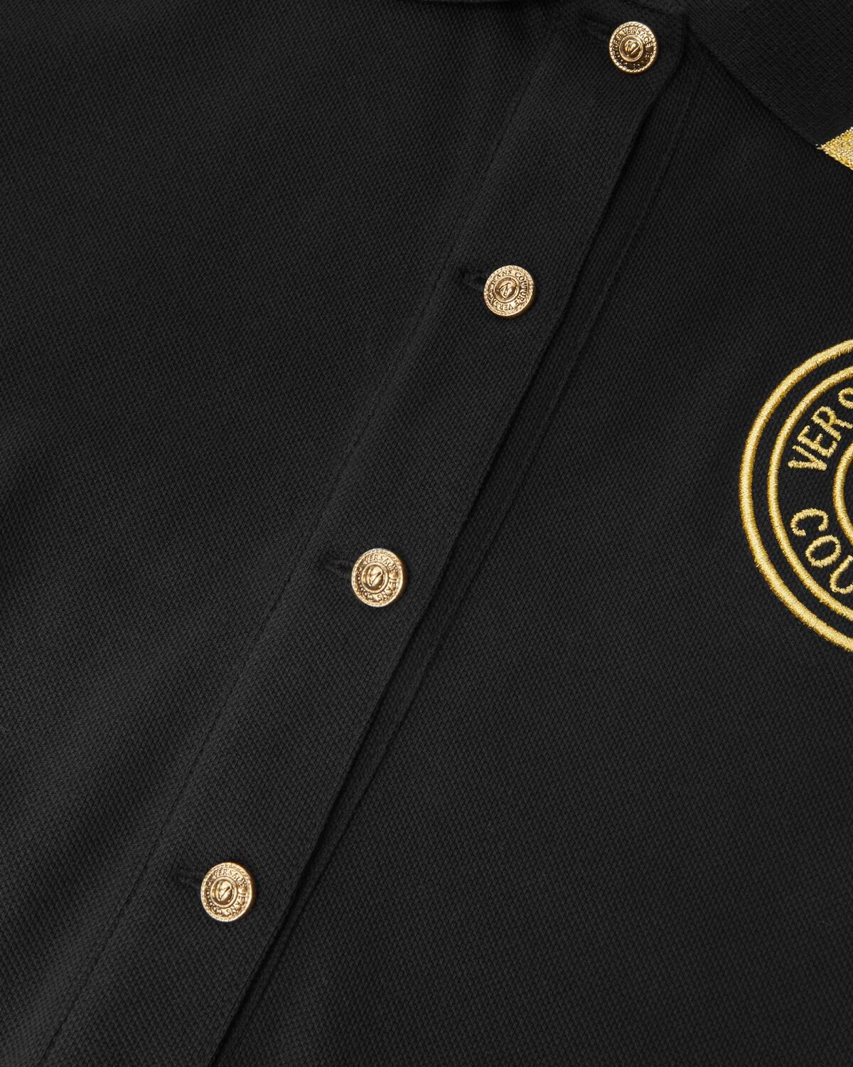 V-Emblem Midi Polo Dress - Image 4