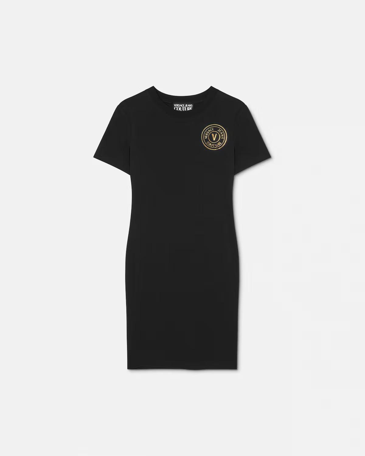 V-Emblem Logo T-Shirt Dress