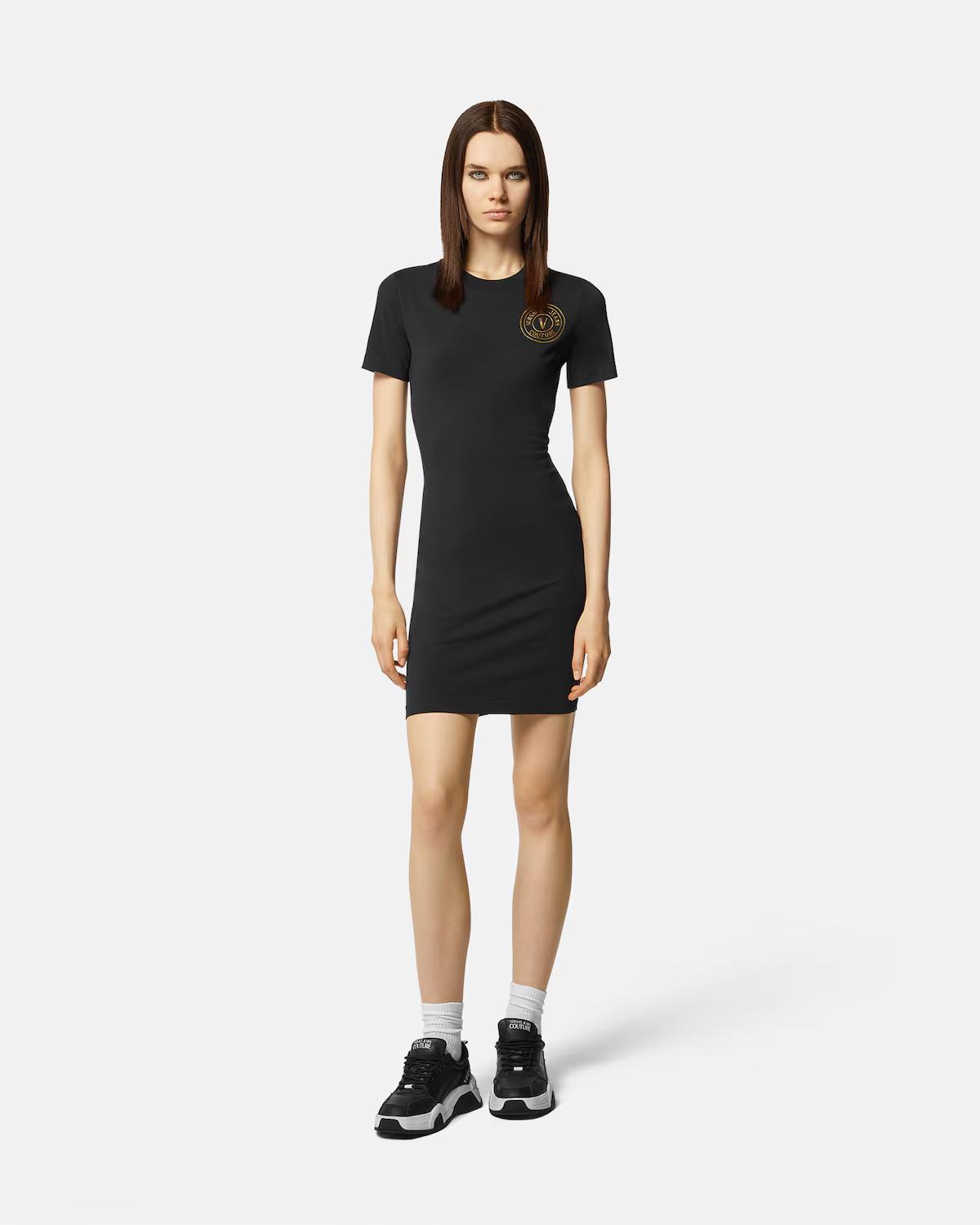 V-Emblem Logo T-Shirt Dress - Image 2