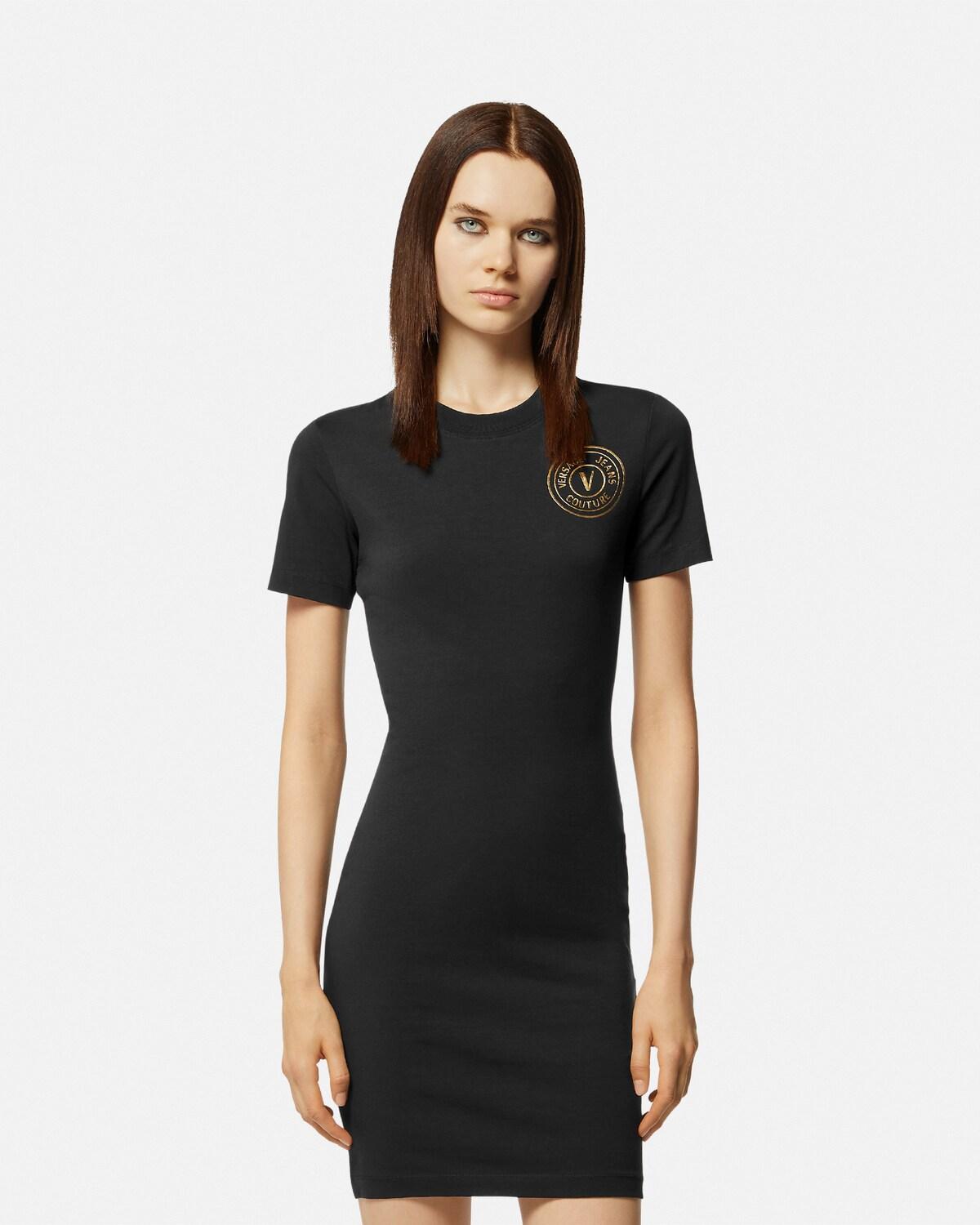 V-Emblem Logo T-Shirt Dress - Image 4