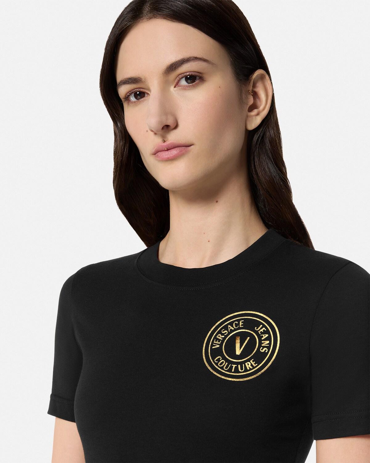 V-Emblem T-Shirt Dress - Image 3