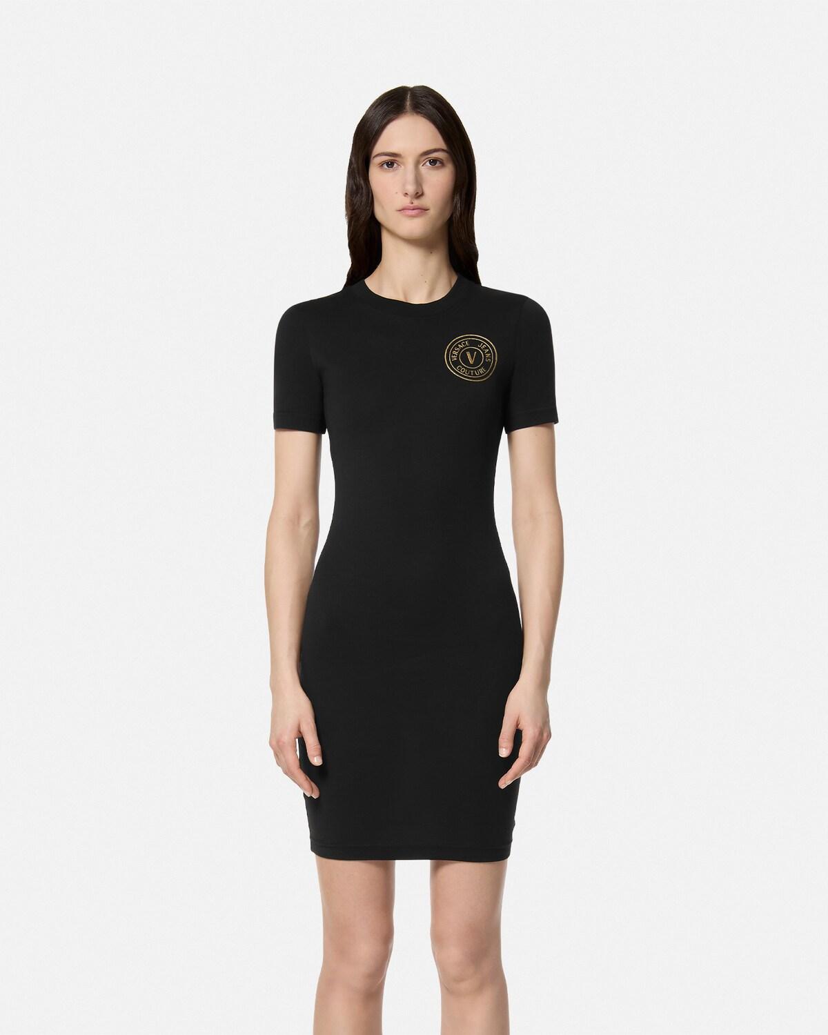 V-Emblem T-Shirt Dress - Image 4