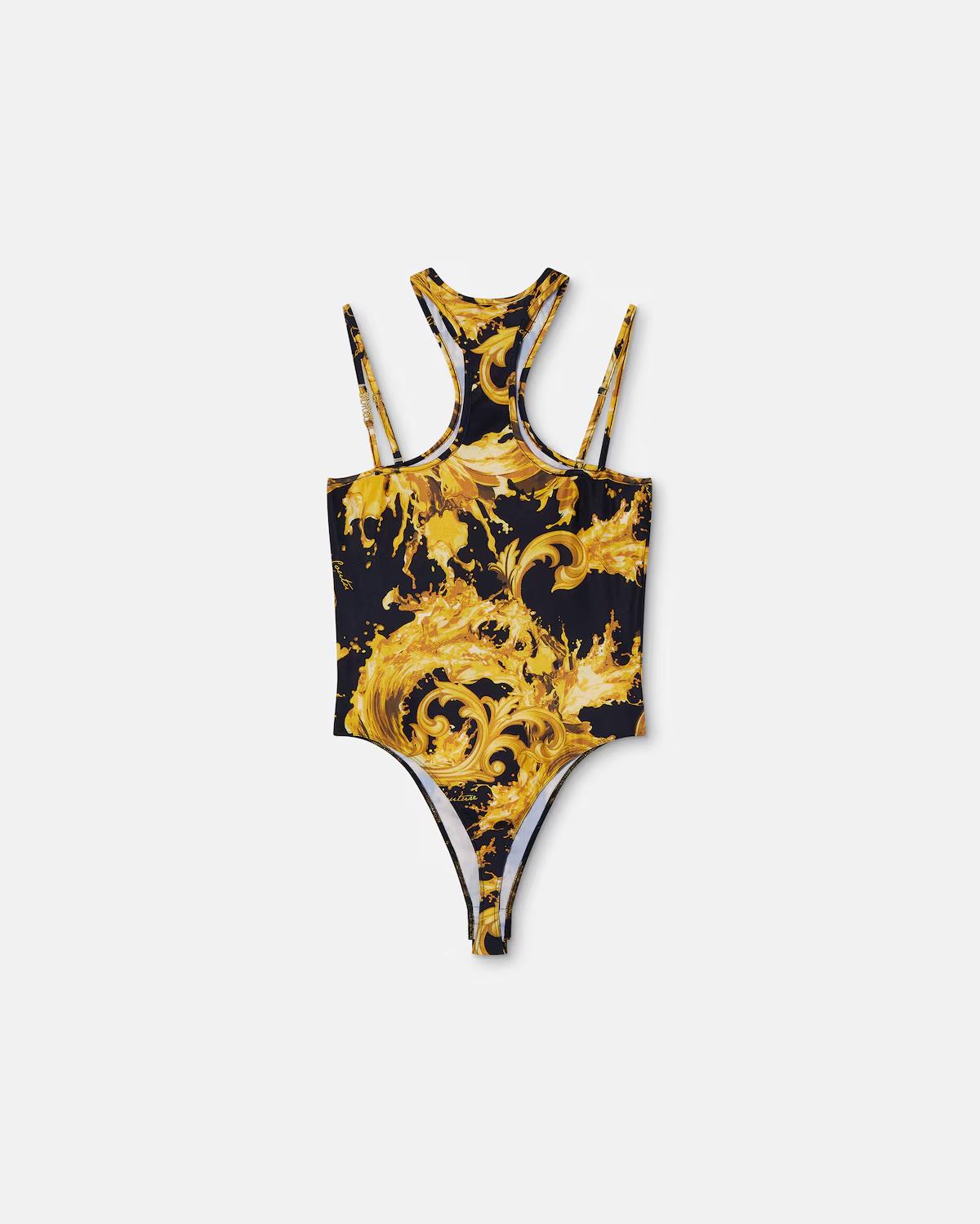 Printed Off-Shoulder Bodysuit - Image 3