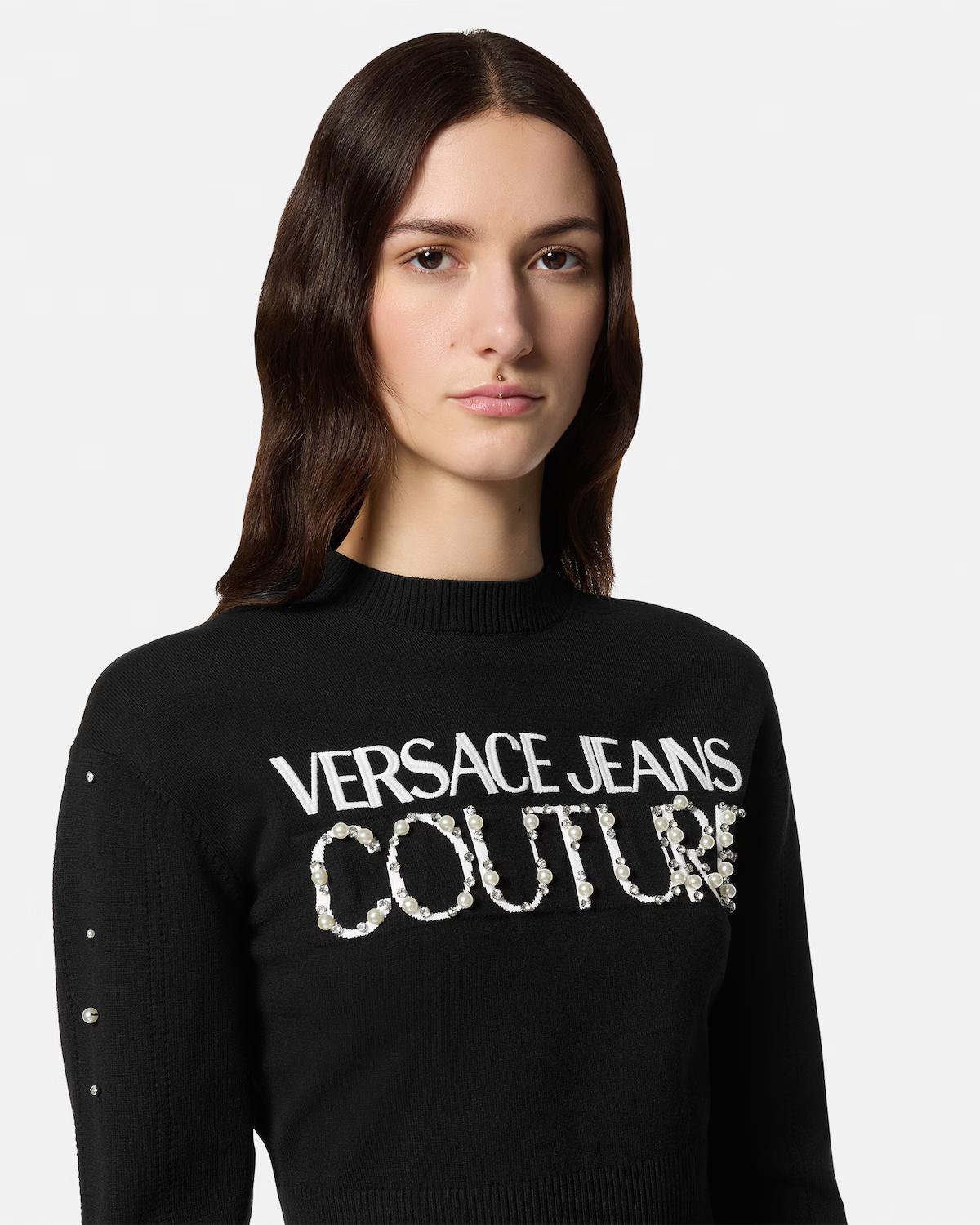 Embellished Logo Sweater - Image 3