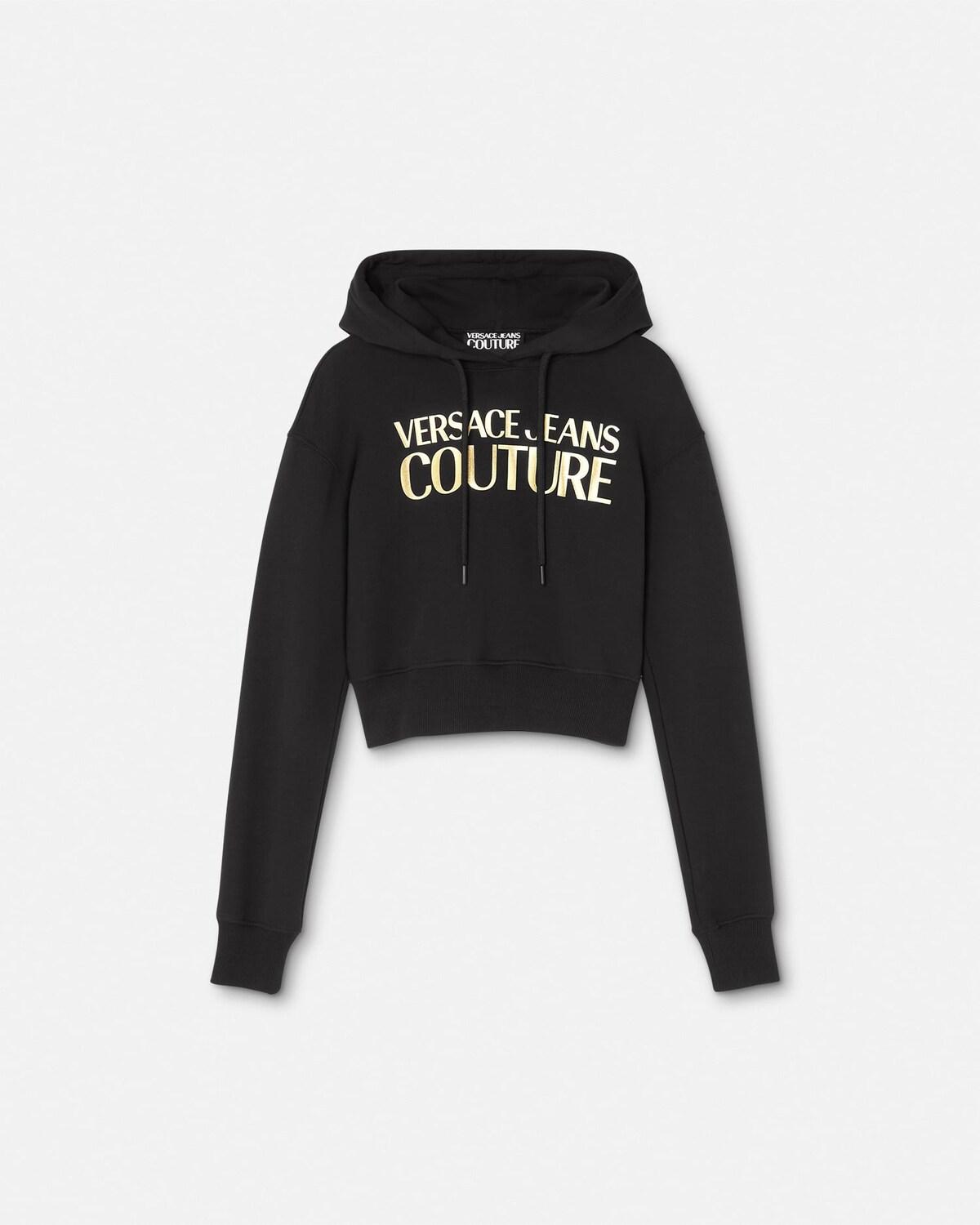 Logo Crop Hoodie