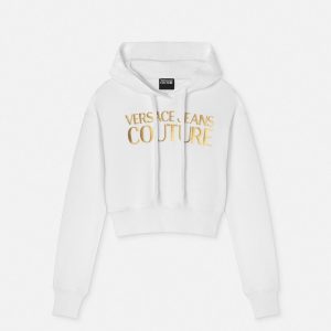 Logo Crop Hoodie