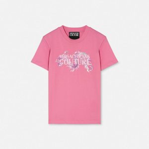 Printed Embellished Cotton-Jersey T-Shirt