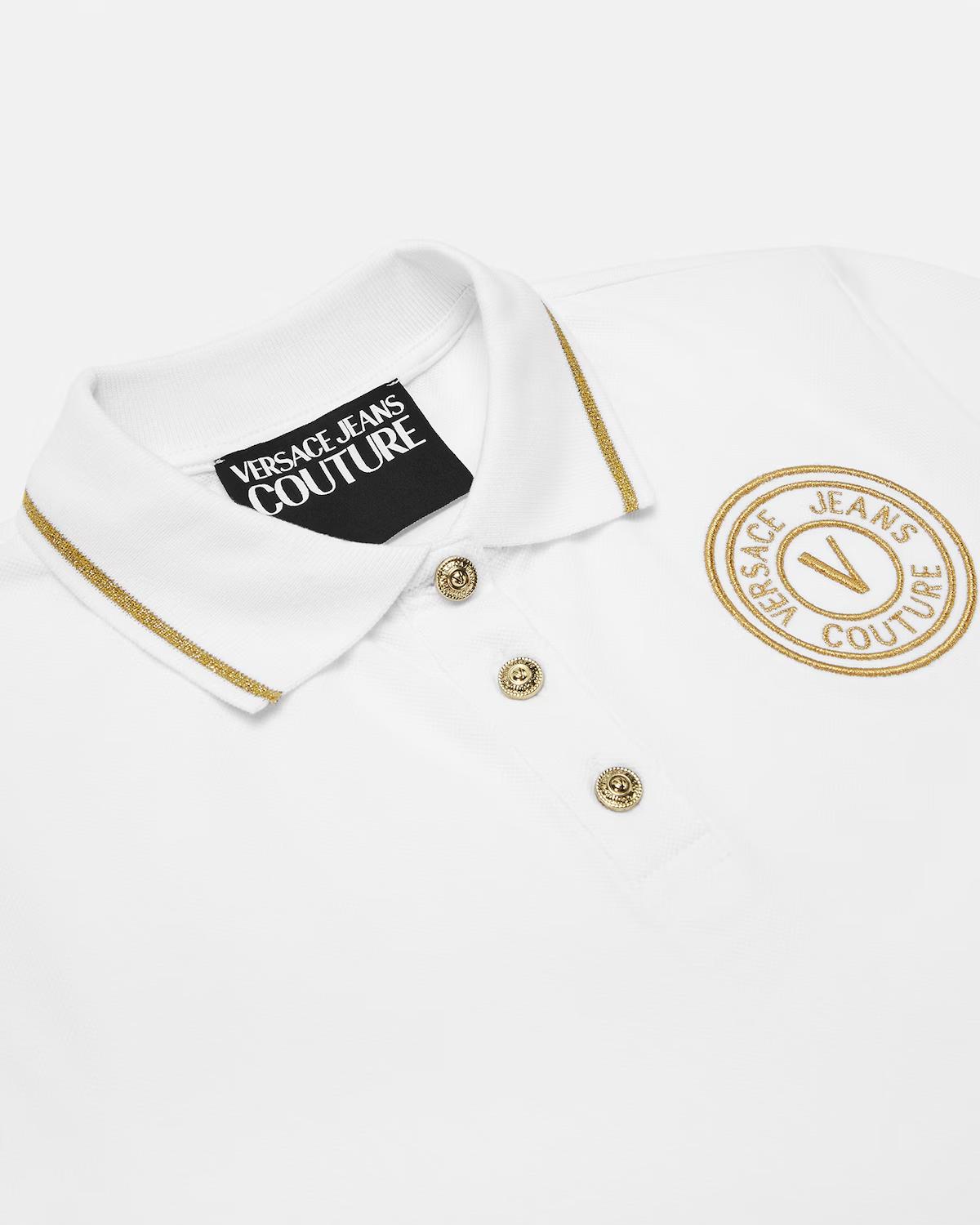 V-Emblem Polo Shirt - Image 2