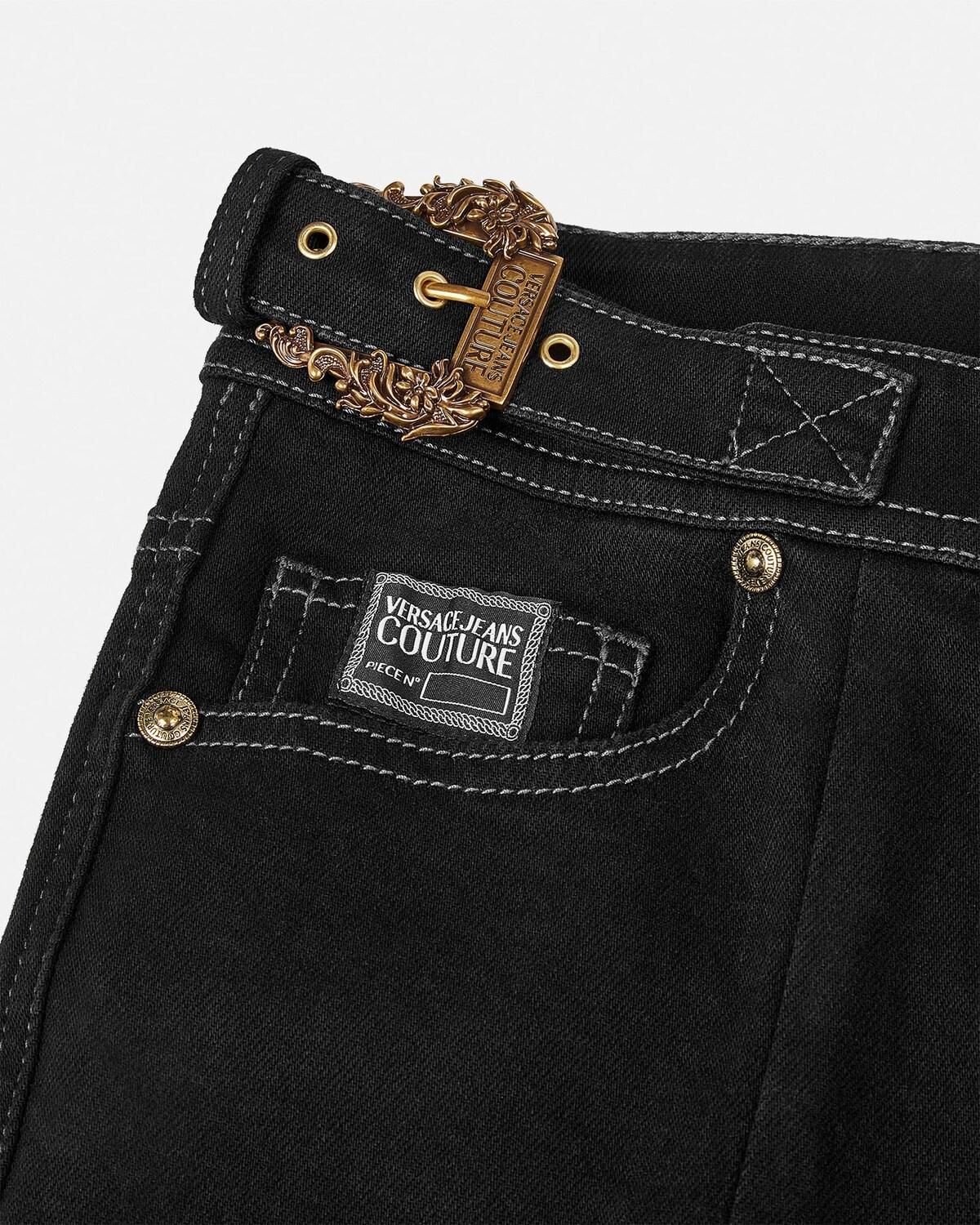 Baroque Buckle Flared Jeans - Image 2