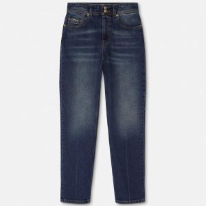 Piece Number Straight-Fit Jeans