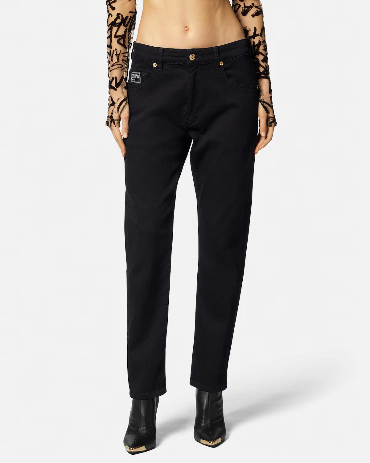 Logo Embroidered Jeans - Image 3
