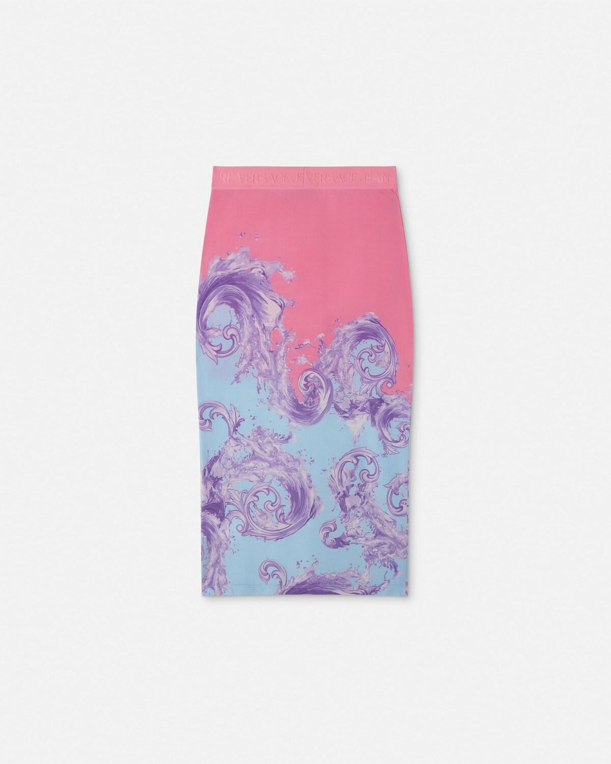 Printed Viscose Midi Skirt - Image 3