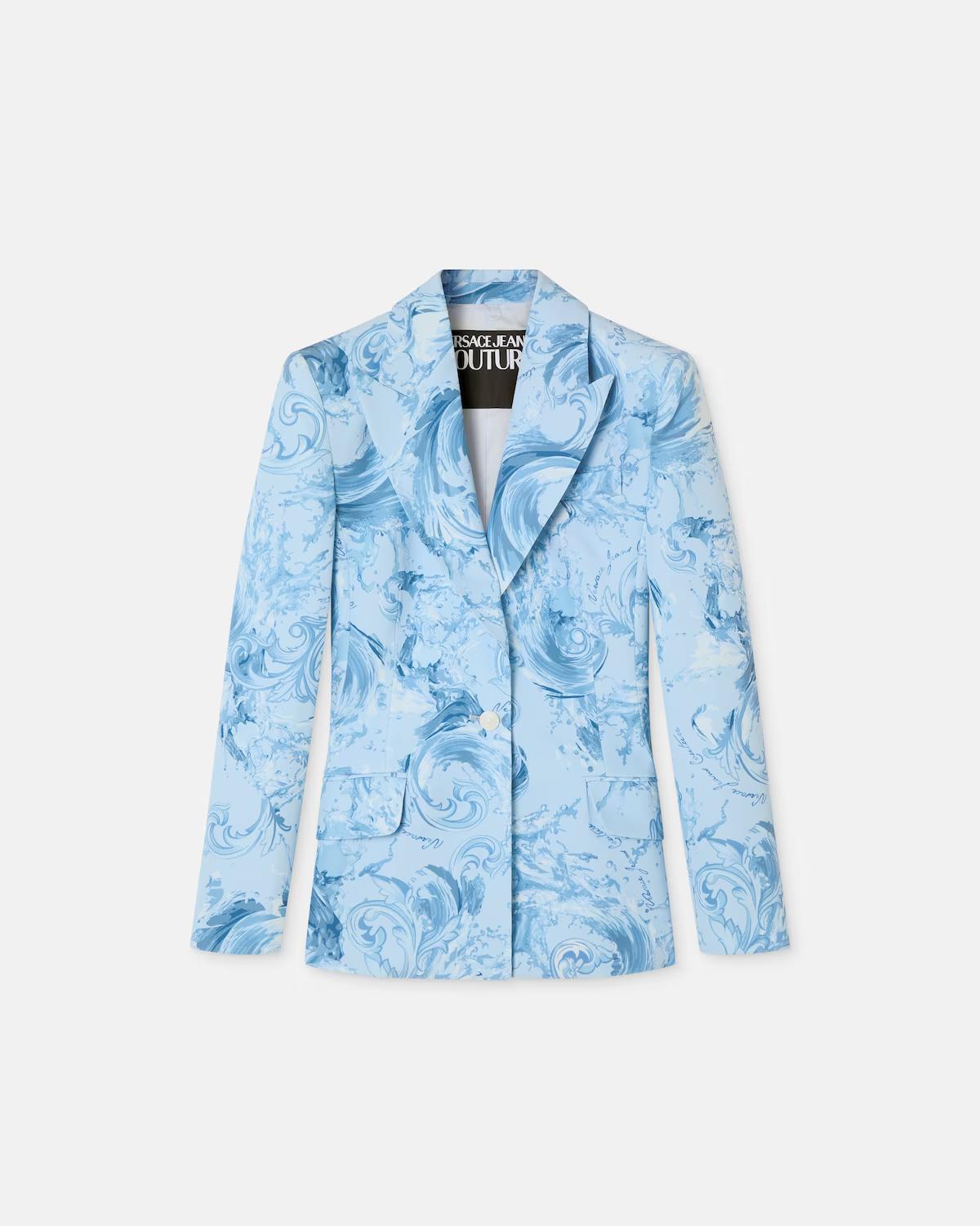 Printed Nylon Blazer