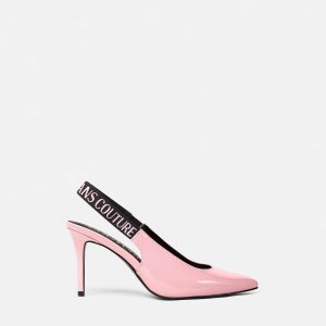 Logo Scarlett Patent Slingback Pumps
