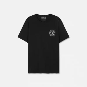 Embroidered V-Emblem T-Shirt
