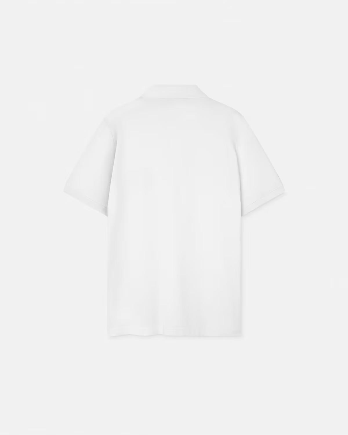 Embroidered V-Emblem Polo Shirt - Image 3