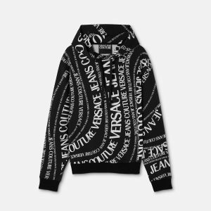 Printed Cotton-Jersey Hoodie