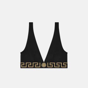 Nylon-Blend Bikini Top