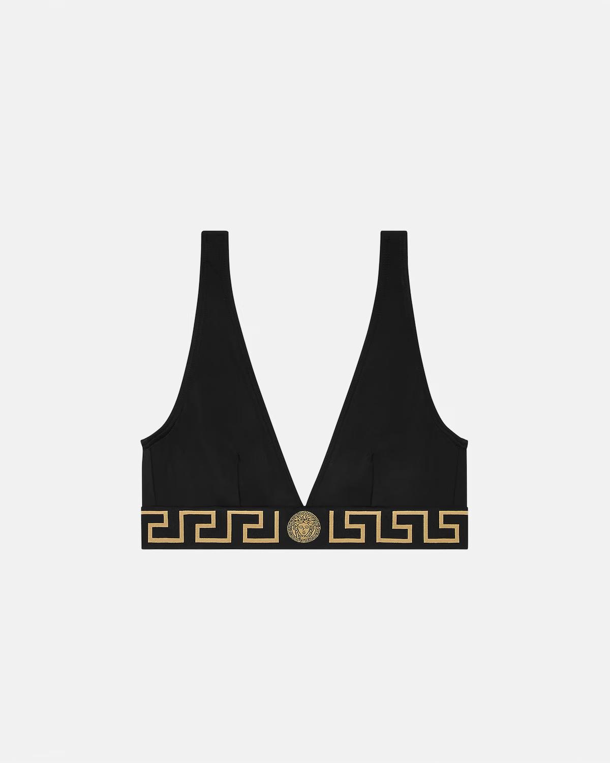 Nylon-Blend Bikini Top