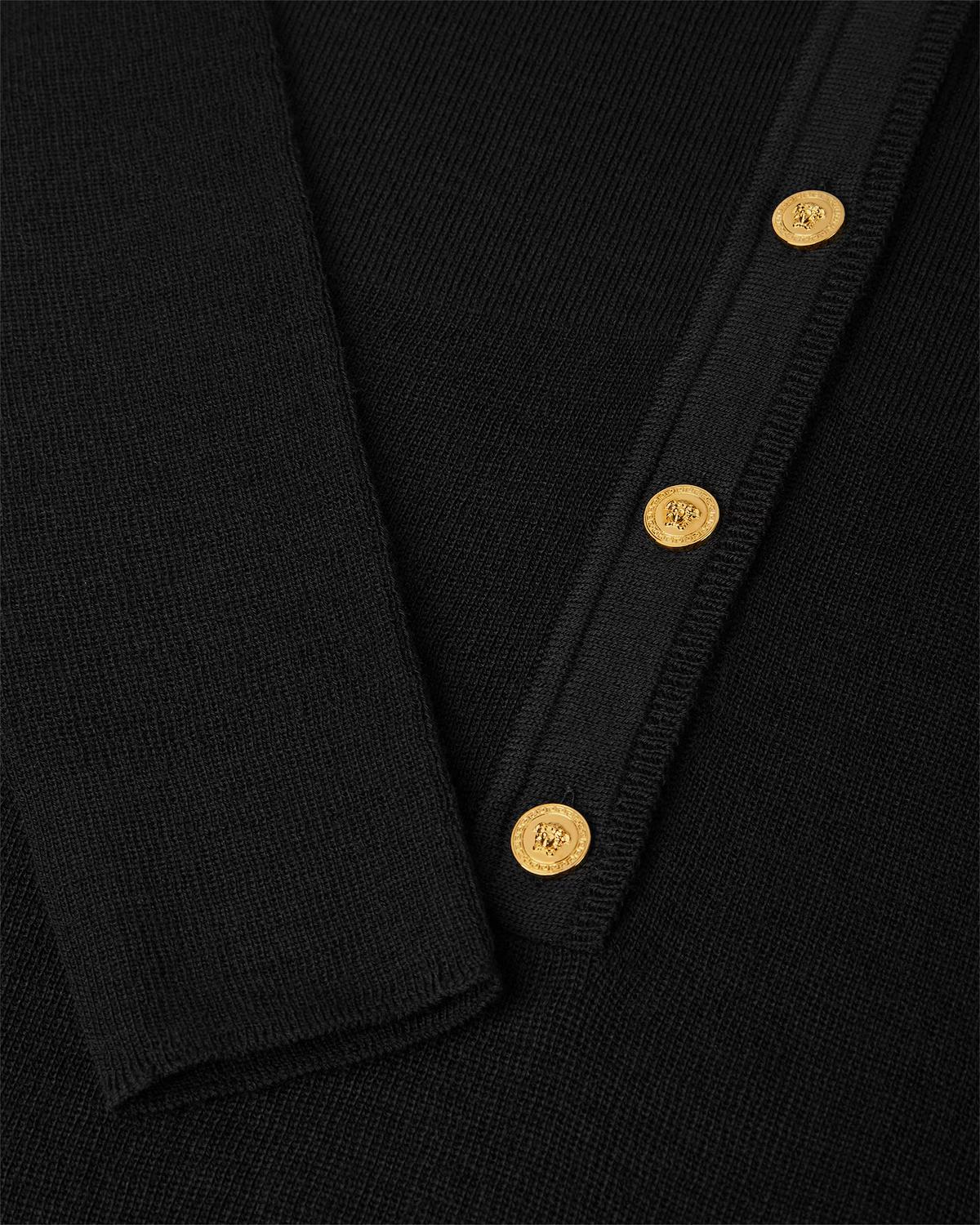Merino Wool Ribbed Knit Maxi Dress - Image 2
