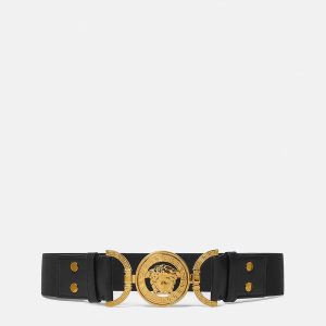 Medusa '95 Leather Belt 4 cm