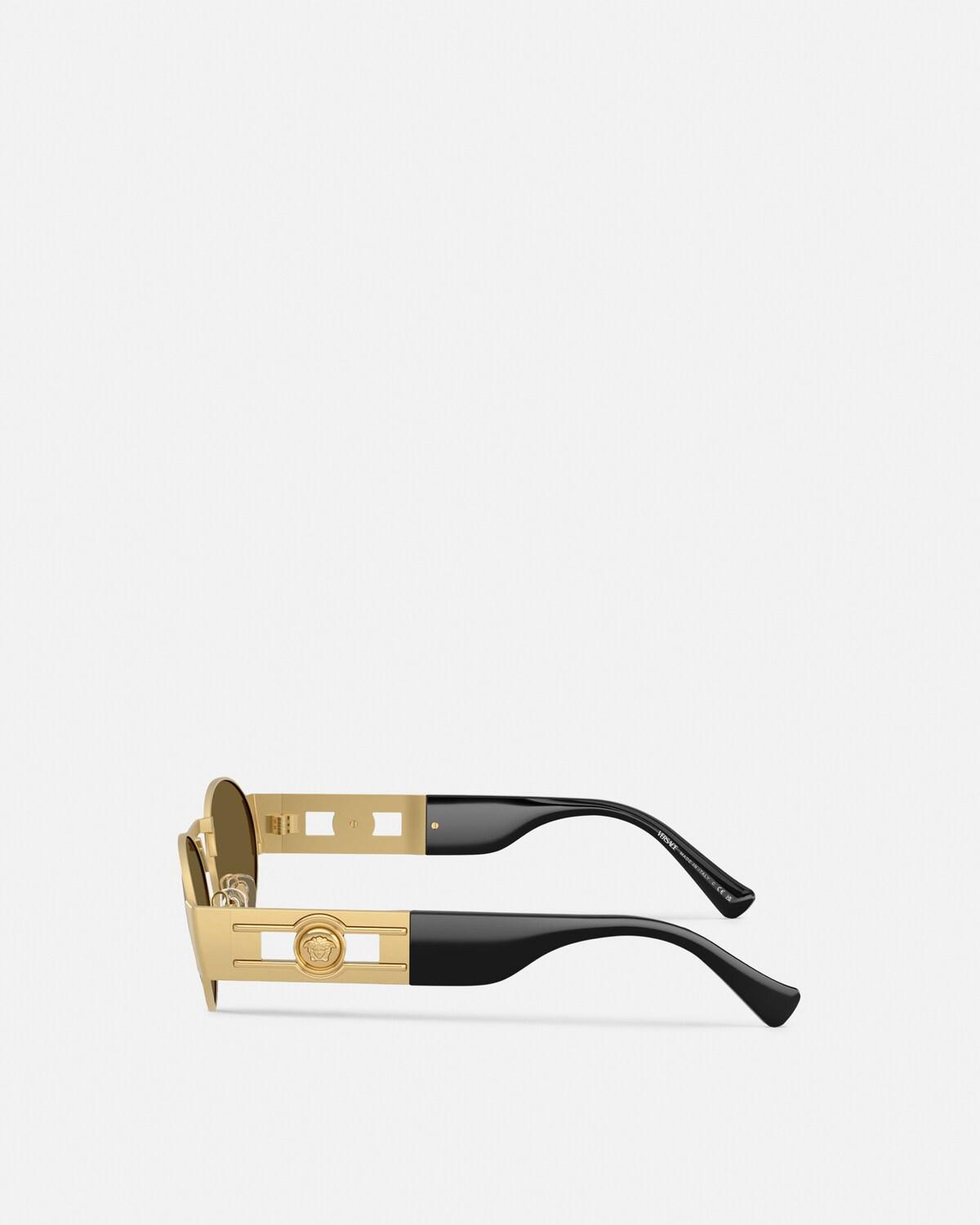 Medusa Deco Oval Sunglasses - Image 3