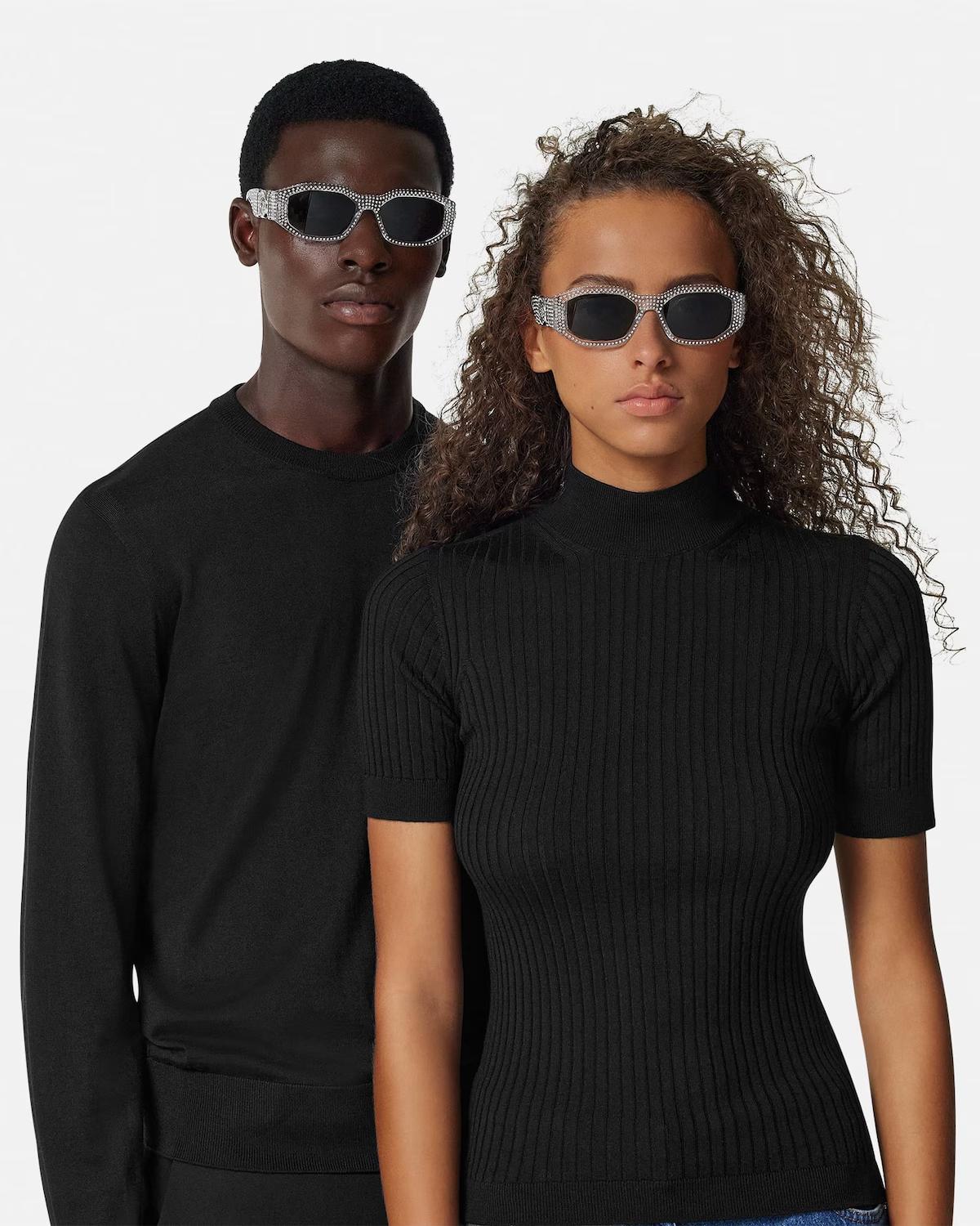 Crystal Medusa Biggie Sunglasses - Image 3