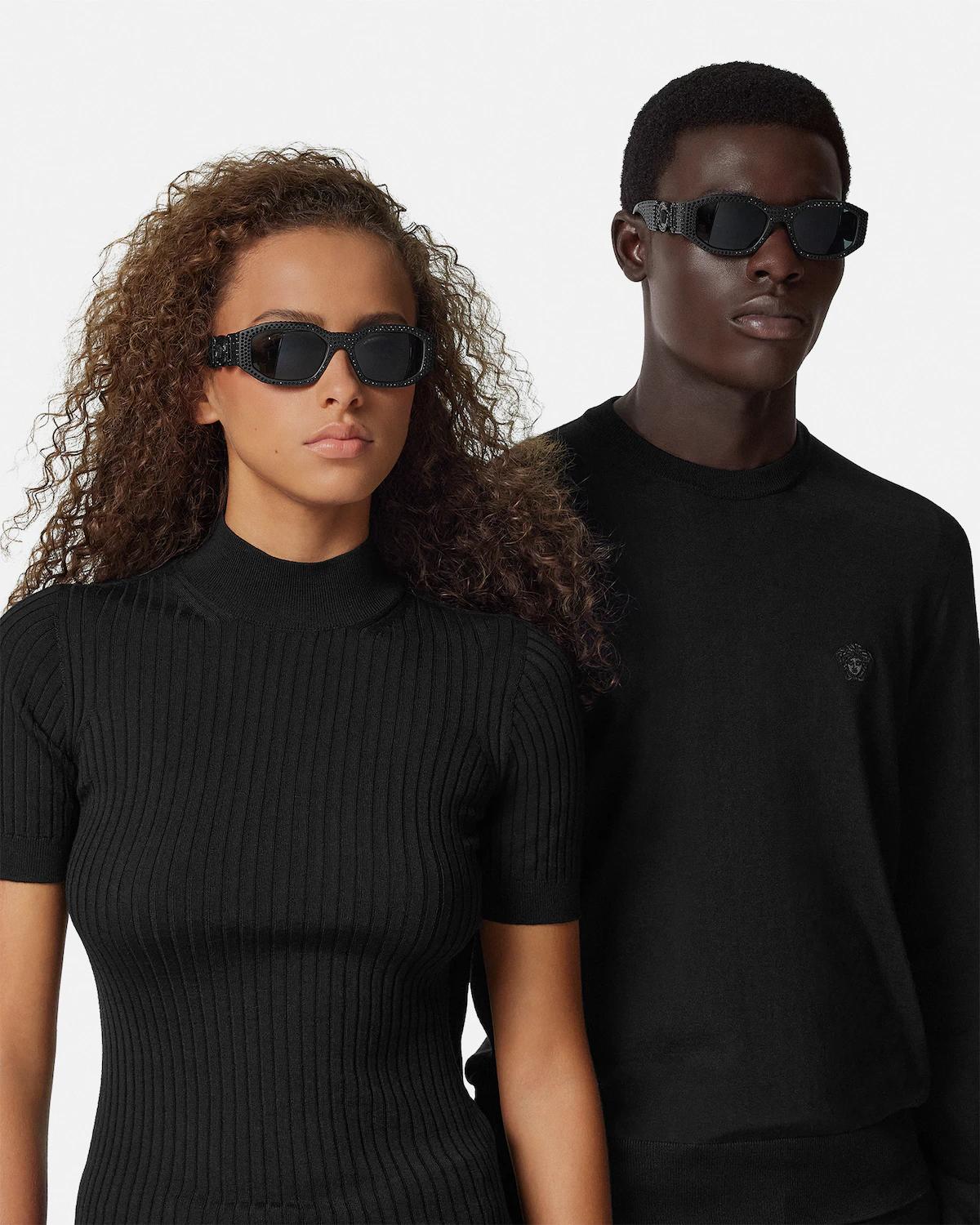 Crystal Medusa Biggie Sunglasses - Image 3
