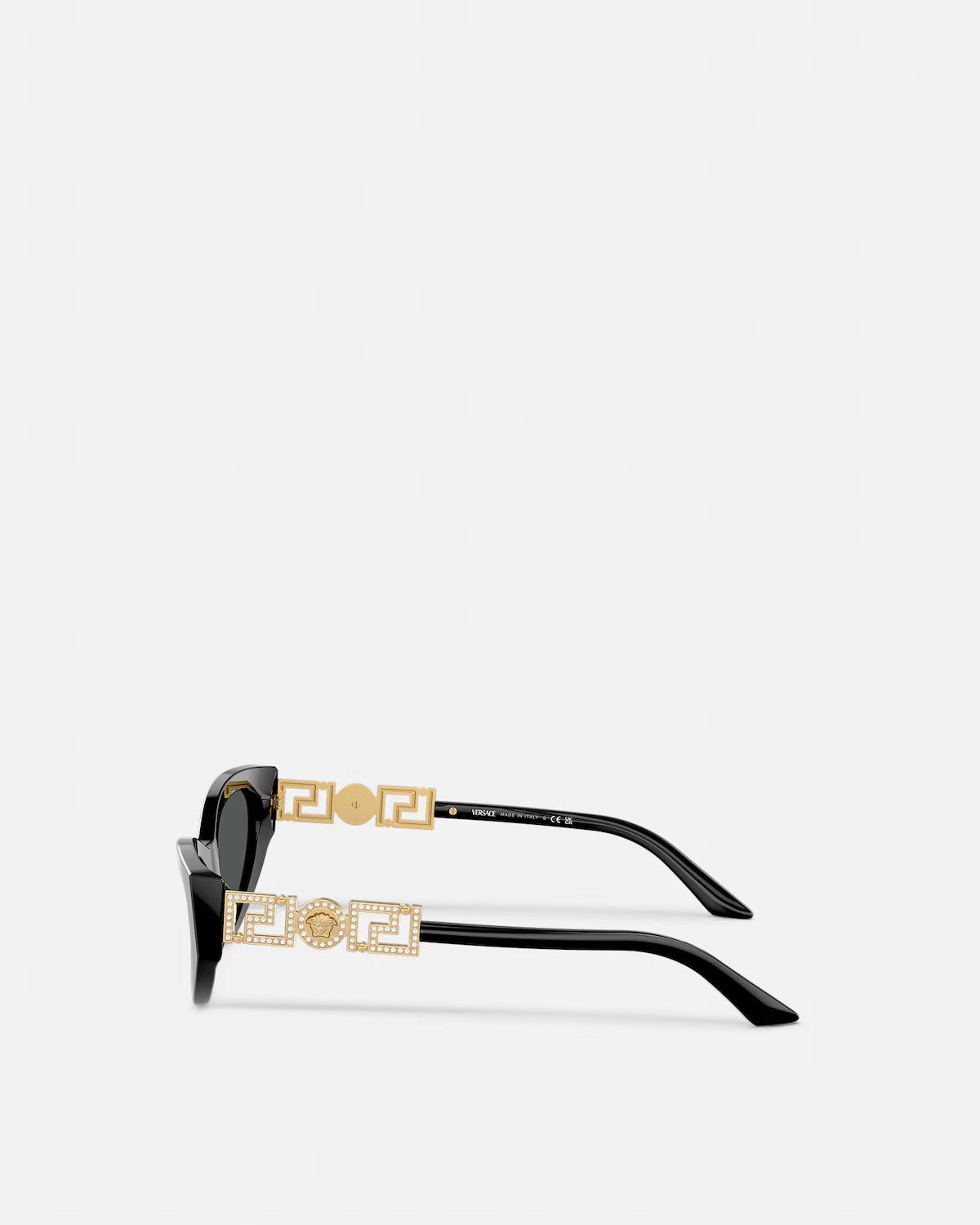 Greca Strass Cat-Eye Sunglasses - Image 4