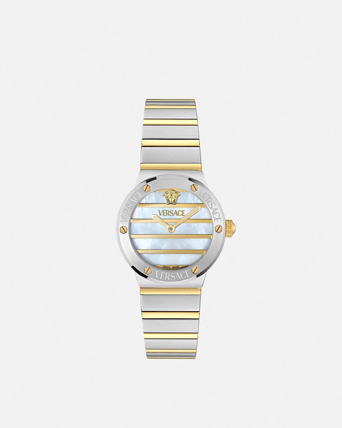 Greca Logo Pearl Watch