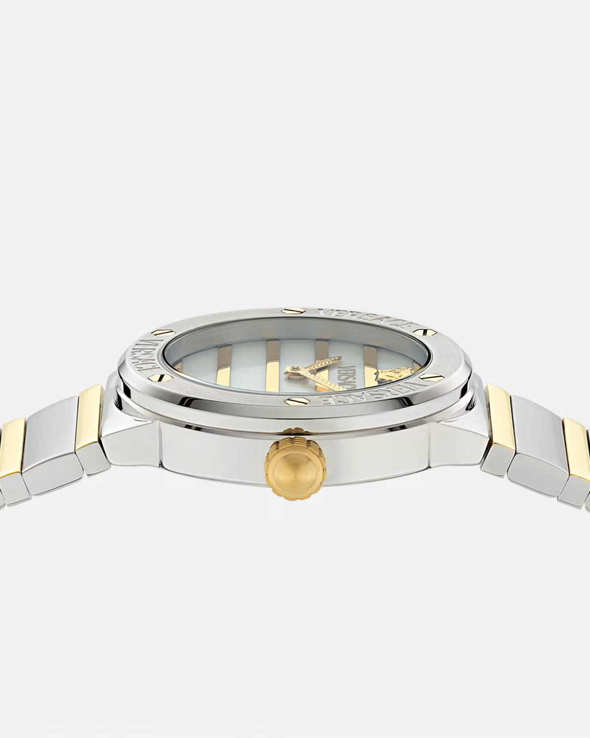 Greca Logo Pearl Watch - Image 3