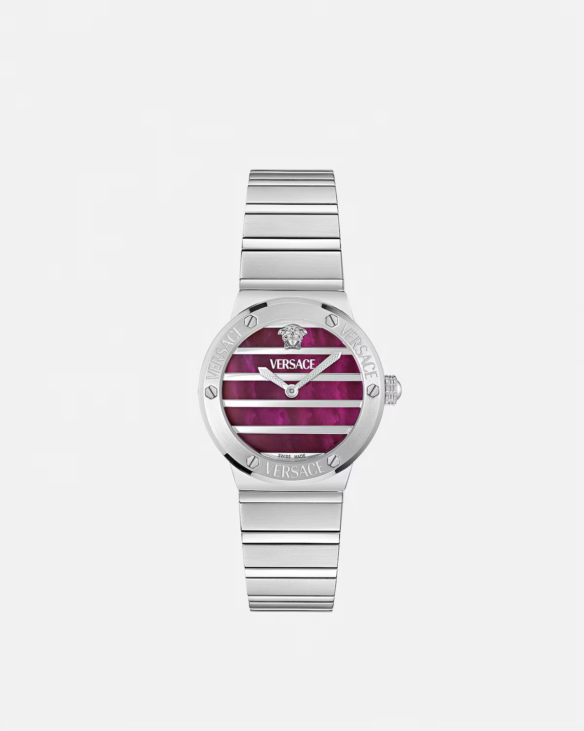 Greca Logo Pearl Watch
