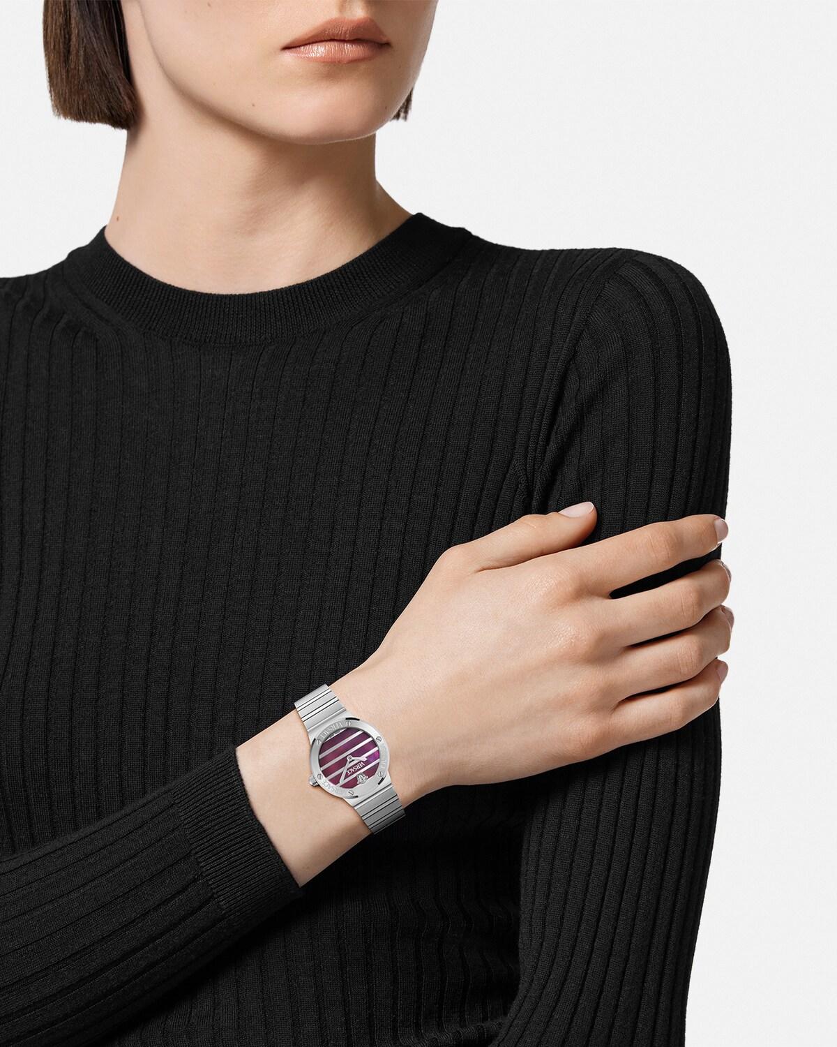 Greca Logo Pearl Watch - Image 4