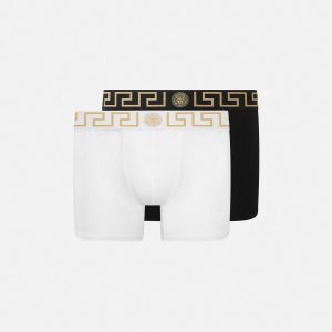 Greca Border Long Trunks 2-Pack